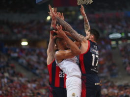 2-1 para el Real Madrid: gran duelo en el Buesa Arena y triunfo para acercarse al título