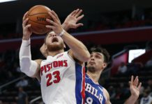 Griffin lidera con sus 50 puntos la victoria de los Pistons; triunfos también de Pelicans y Nuggets
