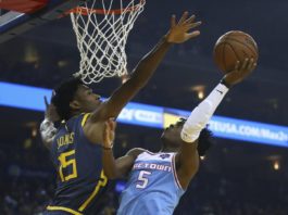 Los Warriors ganan con sufrimiento; buenos triunfos de Nuggets, Mavericks y Bucks