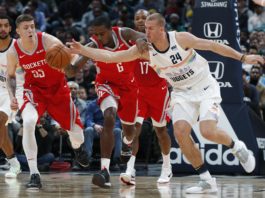 Los Rockets se van afinando y ganan en Denver; los Warriors sufrieron ante los Hawks