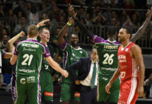El Unicaja sigue a gran altura y tumbó a un peleón UCAM Murcia; el Andorra se impone en Fuenlabrada
