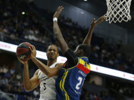 El Andorra culmina un gran partido con canasta ganadora de Ennis (105-107) para provocar la primera derrota del Real Madrid