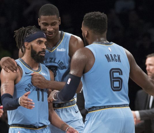 Apretados triunfos para Nuggets y Grizzlies y palizas de Celtics y Rockets