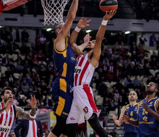 El Olympiacos tumba sin problemas al Gran Canaria tras romper el partido en el segundo cuarto