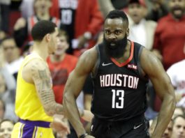 50 puntos de Harden en la victoria de los Rockets contra los Lakers; los Spurs aplastan a los Clippers