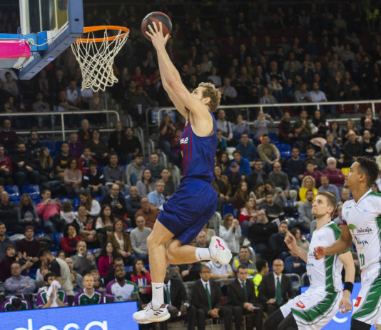 El Barcelona enseña la cara buena de la Liga y gana al Unicaja en un buen último cuarto (94-83)
