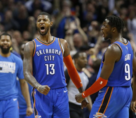 Paul George brilla en un partidazo frente a Utah Jazz; los Raptors y los Nuggets siguen sumando