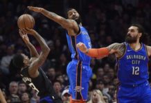 Los Warriors afianzan el liderato del Oeste ante los Nuggets; los Rockets van a más; los Raptors, imparables tras el descanso