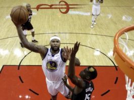 Rockets y Celtics se reivindican ganando en casa de los Raptors y los Warriors