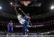 Los Raptors renacen en la prórroga, los Sixers dan otro aviso a los Celtics, 57 puntos de Harden pero con derrota y Miami Heat vence en San Antonio