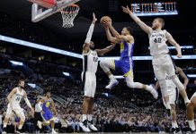 Los Spurs se reivindican ganando a los Warriors para nueve triunfos seguidos y Miami Heat con su victoria en Oklahoma