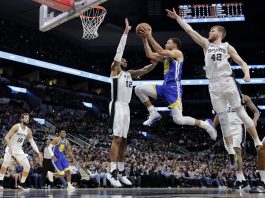 Los Spurs se reivindican ganando a los Warriors para nueve triunfos seguidos y Miami Heat con su victoria en Oklahoma