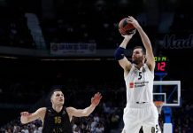 El Real Madrid gana al Armani Milano, que puede ser su rival en cuartos de final, tras un duelo que su rival pudo llevarse