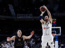 El Real Madrid gana al Armani Milano, que puede ser su rival en cuartos de final, tras un duelo que su rival pudo llevarse