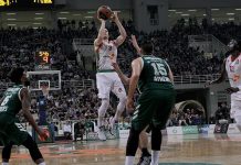 El Baskonia remontó 21 puntos en 9 minutos al Panathinaikos pero cayó por 72-70