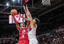 El Casademont Zaragoza barre al Baskonia, el UCAM Murcia arrolla al Andorra y el Joventut se impone en Granada