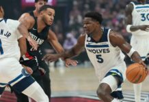 Anthony Edwards, Wembanyama, Antetokounmpo y Maxey lideran las victorias en el primer maratón en la NBA