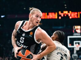 El Barça ganó al Partizán (76-78) con un triple de Clyburn desde diez metros