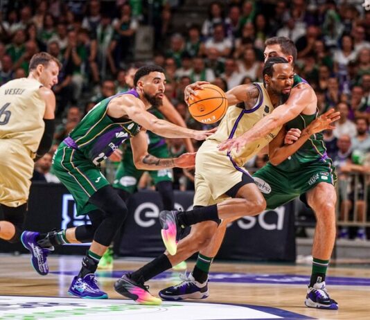 El Barcelona se estrena en la ACB en otro final agónico (77-83) ante un Unicaja horrible en el triple (5 de 33)
