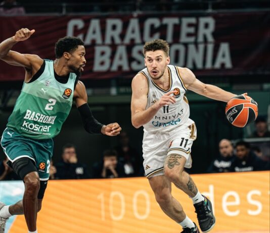 El Baskonia se estrenó en la séptima jornada: victoria por 92-85 contra el Dubai BC
