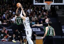 El Real Madrid cierra una gran semana de victorias a domicilio con susto final en Badalona (75-80)