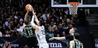 El Real Madrid cierra una gran semana de victorias a domicilio con susto final en Badalona (75-80)