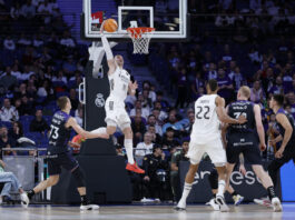 El Real Madrid vence pero no convence ante el Bilbao Basket (82-70)