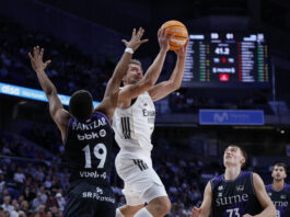 El Real Madrid se estrella en el triple: 25 apenas dentro de 107 lanzados esta pasada semana en intentos de tres puntos y sólo un 29% de acierto en total en siete jornadas de la ACB