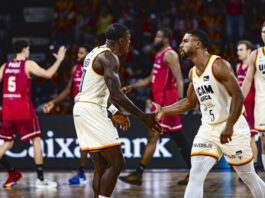 El UCAM Murcia revienta al Lleida con 22 triples anotados; victorias muy claras en casa del Unicaja y el Breogán