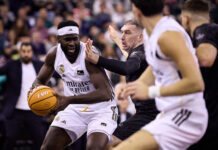 El Real Madrid tuvo que sufrir también para vencer al colista (100-111)