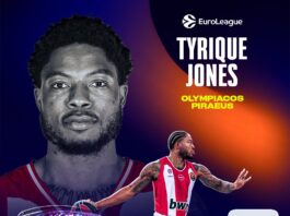 Jekiri, nuevo pívot del Partizán, Tyrique Jones, al Olympiacos y De Colo, al Fenerbahce