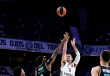 El Real Madrid le metió un 63-35 al Dubai en la segunda parte
