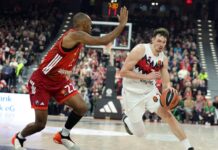 El Baskonia cayó destrozado en los minutos finales por una exhibición del Bayern Munich (96-89)