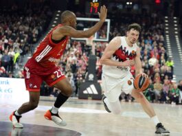 El Baskonia cayó destrozado en los minutos finales por una exhibición del Bayern Munich (96-89)