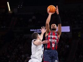 El Baskonia aplastó al Manresa con 23 triples anotados; el Girona ganó en Badalona y el UCAM Murcia pudo con el Zaragoza