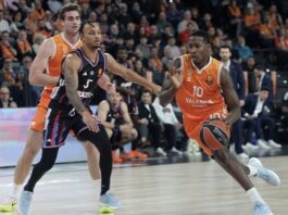 El Valencia Basket recuperó su nivel habitual y se impuso al Paris Basketball con autoridad (98-84)