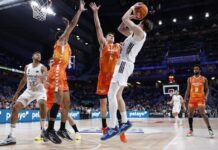 El Real Madrid se exhibe (94-79) ante el Valencia Basket con una gran remontada y posterior barrida