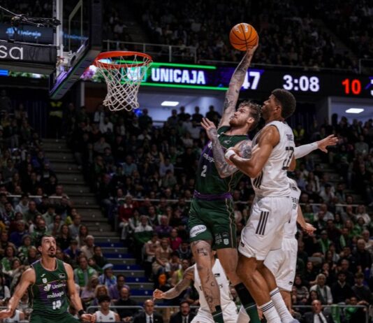 92-96: esta vez fue el Real Madrid el que remontó y lanzó todo un aviso al Unicaja antes de la Copa