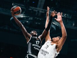 73-77: el Real Madrid se dejó remontar otra vez pero salvó el triunfo en la cancha del Partizán