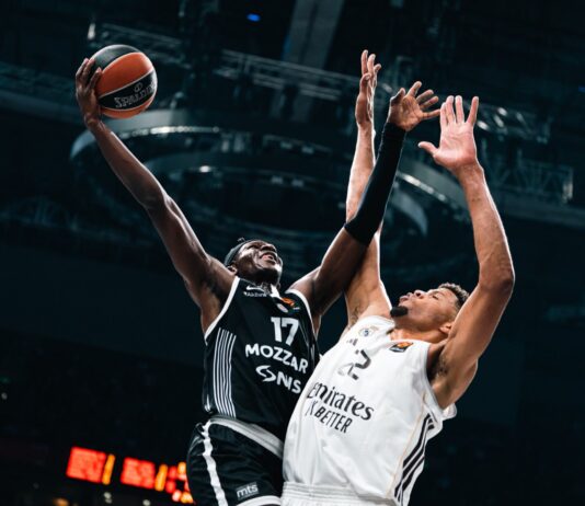 73-77: el Real Madrid se dejó remontar otra vez pero salvó el triunfo en la cancha del Partizán