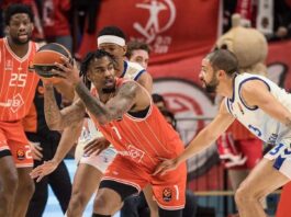 Remontada heroica y victoria del Valencia Basket ante el Hapoel (99-104) con exhibición de Montero