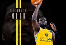 Chimezie Metí, nuevo jugador del Gran Canaria; Rice, refuerzo para el Andorra