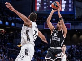 El Real Madrid tuvo que sudar tinta hasta los instantes final para imponerse a la Virtus (92-84)