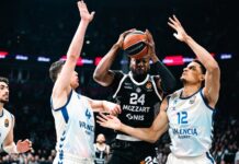 El Valencia Basket no supo cerrar el triunfo en dos ocasiones y cayó tras dos prórrogas (110-104)