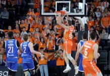 El Valencia Basket barrió al UCAM Murcia; el Baskonia sudó hasta el final frente al Lleida