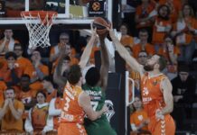 El Valencia Basket se mantiene segundo después de un apurado triunfo contra el Zalgiris (91-87)