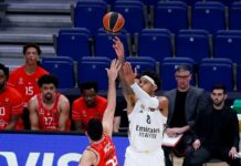 El Real Madrid distancia al Hapoel (92-83) y se acerca a una marca histórica como local