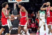 Clasificación: el Olympiacos es tercero tras ganar a un Panathinaikos, que se hunde como el Barça y el Mónaco