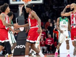 Clasificación: el Olympiacos es tercero tras ganar a un Panathinaikos, que se hunde como el Barça y el Mónaco