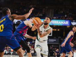 El Barcelona hace otro gran ejercicio de resistencia y se impone al Unicaja (97-91)